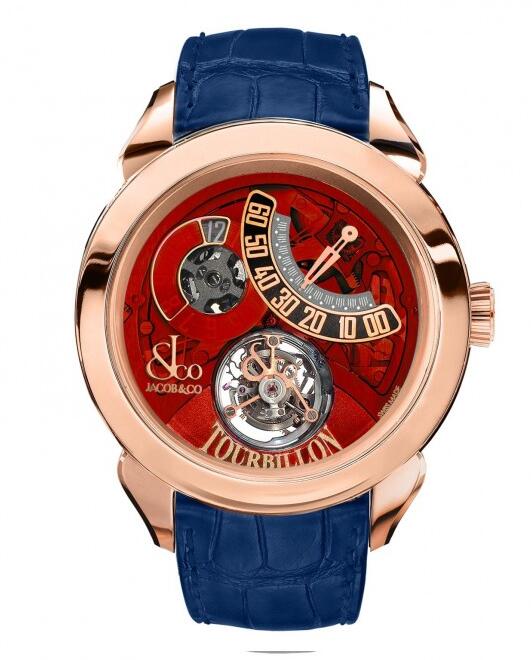 swiss luxury Jacob & Co. Mechanical Complications Palatial Tourbillon Jump Hour 150.510.40.NS.PR.1NS watch for sale